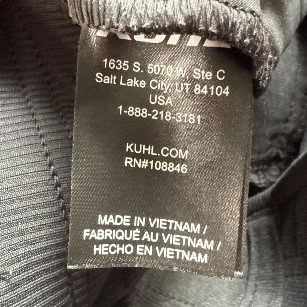 Kuhl Deceptr Pants 38x30 (38x28) Dark Gray Outdoor Performance Stretch Hiking